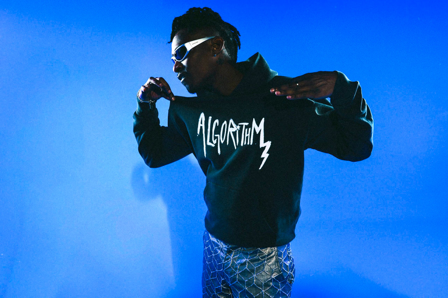 Algorithm Sketched Portrait Hoodie